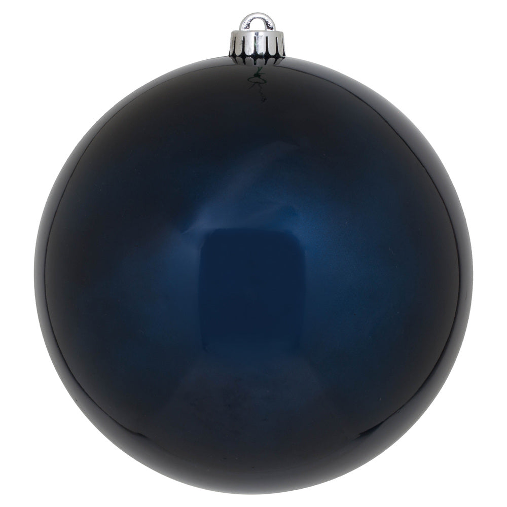 8" Midnight Blue Candy Ball Ornament