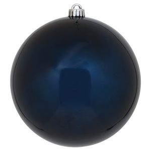 8" Midnight Blue Candy Ball Ornament