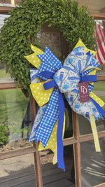 Sunny Bluebird Handtied Designer Bow