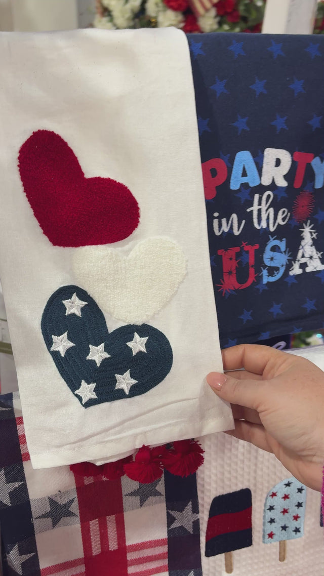 American Love Patriotic Hand Towel 20"x28"