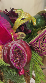 Plum & Pistachio Garland & Wreath | Designer Decor Set