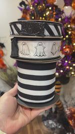 Designer Ribbon Bundle | Black & Boo Halloween