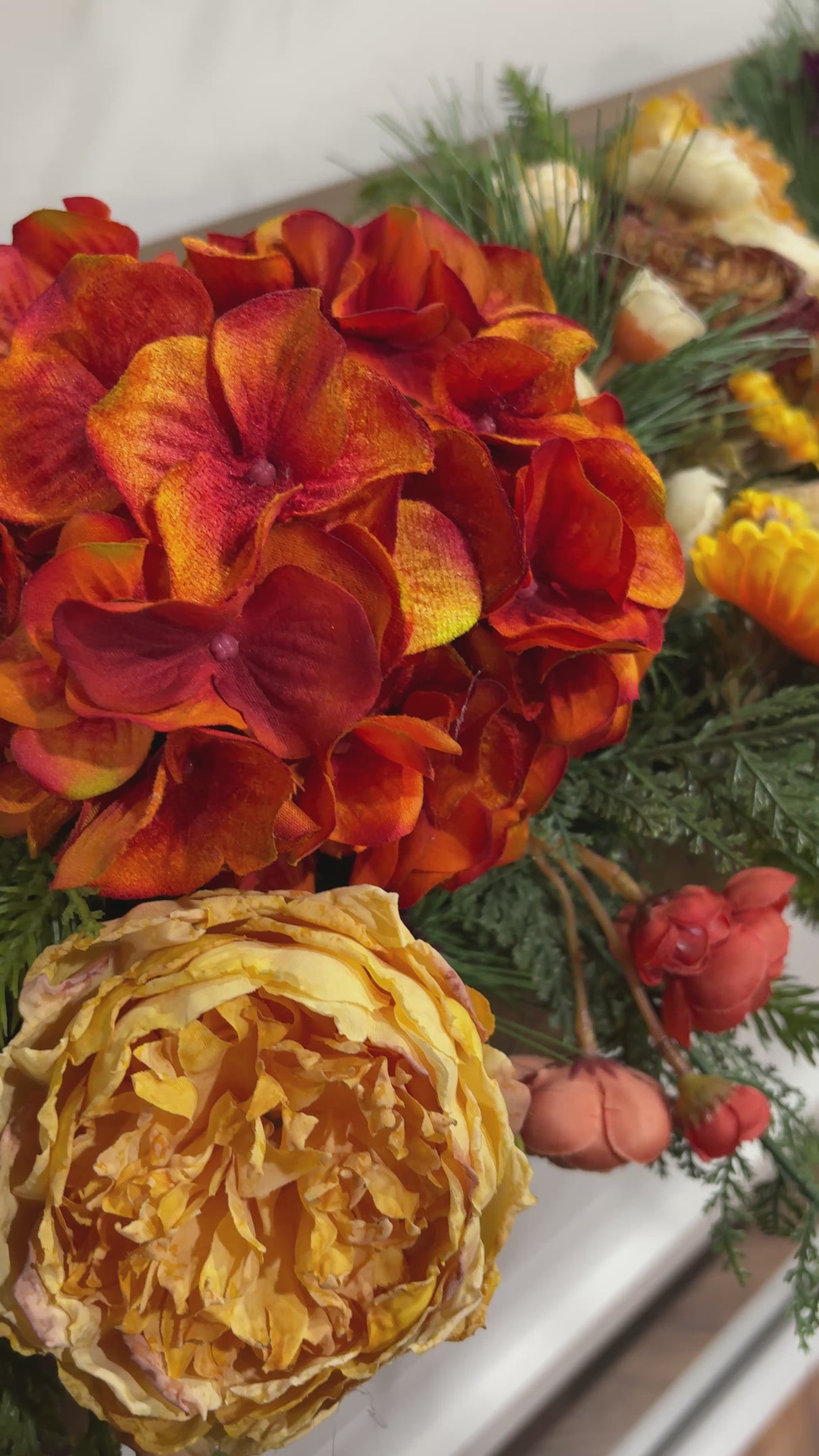48" Brûléed Bloom Designer Garland