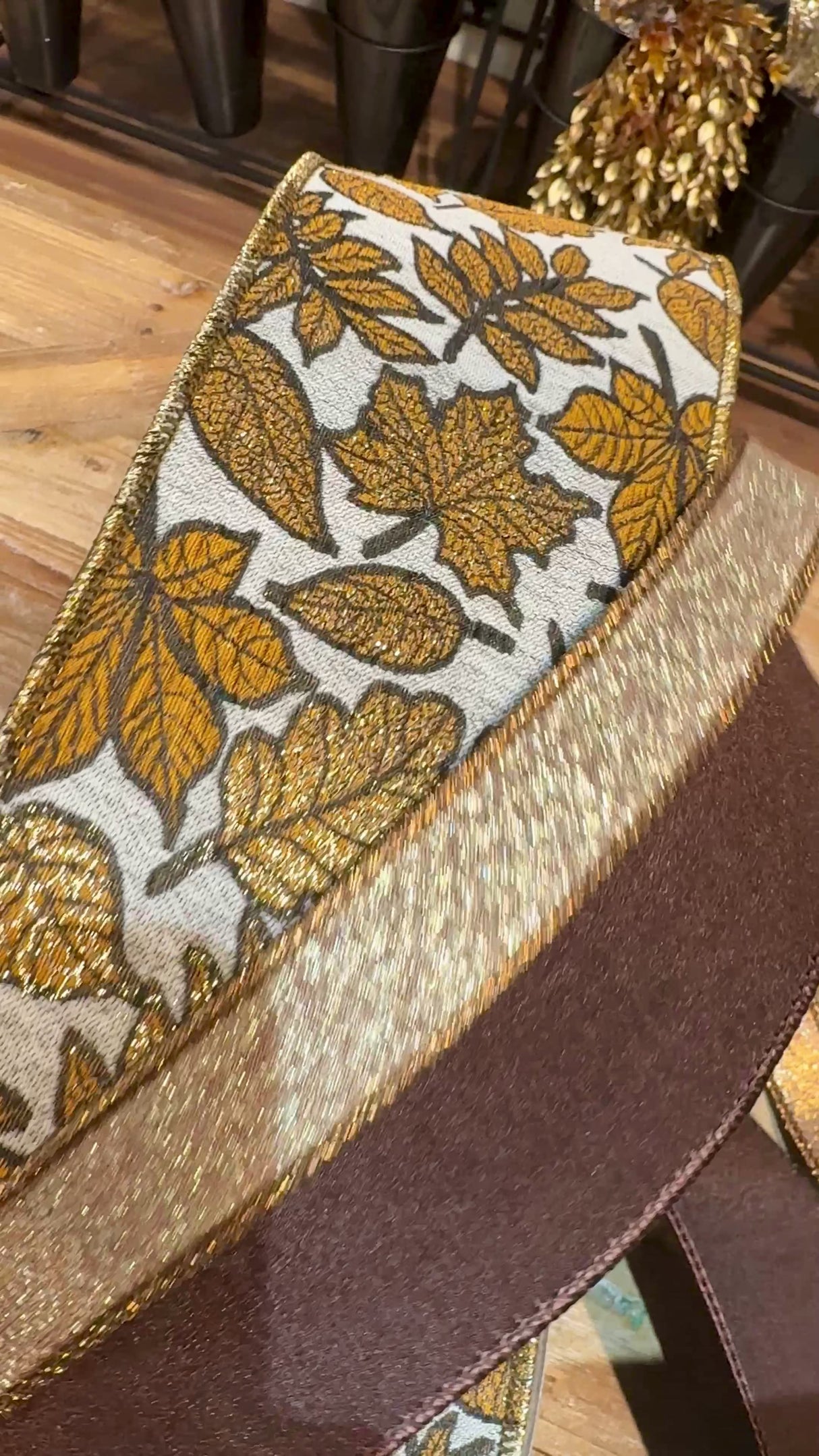 Designer Ribbon Bundle | Sparkling Fall Leaves