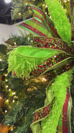 20" Furry, Festive & Fabulous Designer Christmas Bow