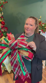 20" Golden Yuletide Designer Bow