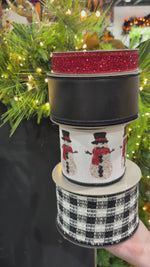 Designer Ribbon Bundle | Elegant Snowman