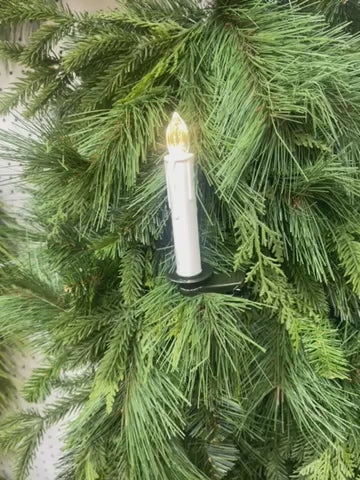 5.3” LED Candle Lights, Set of 10 | Indoor /Outdoor | Battery Operated | Timer