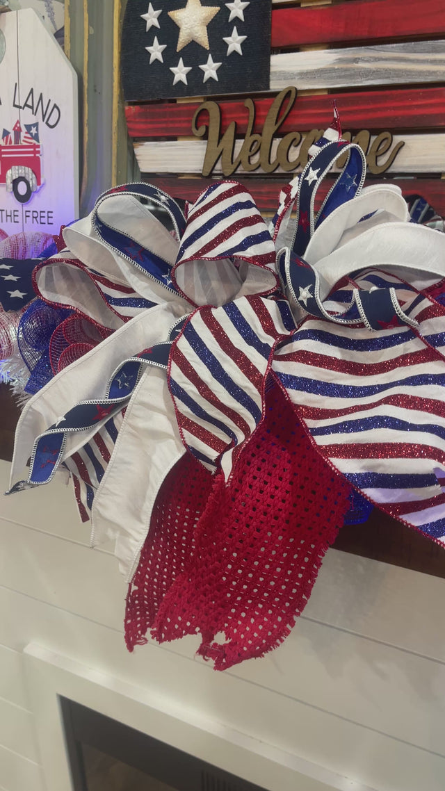 9' Custom Signature Festivities on the 4th Garland