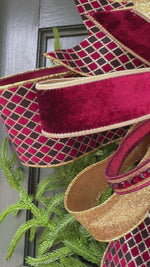 20" Burgundy Beauty | Designer Christmas Bow