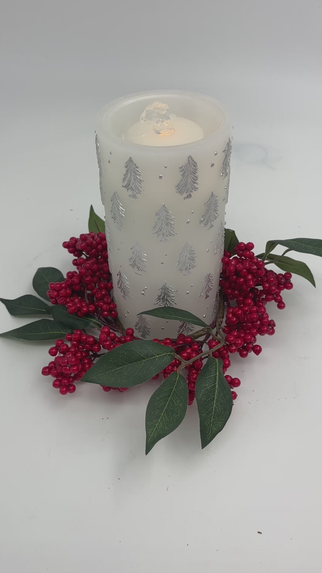Modern Stacked Water Candle