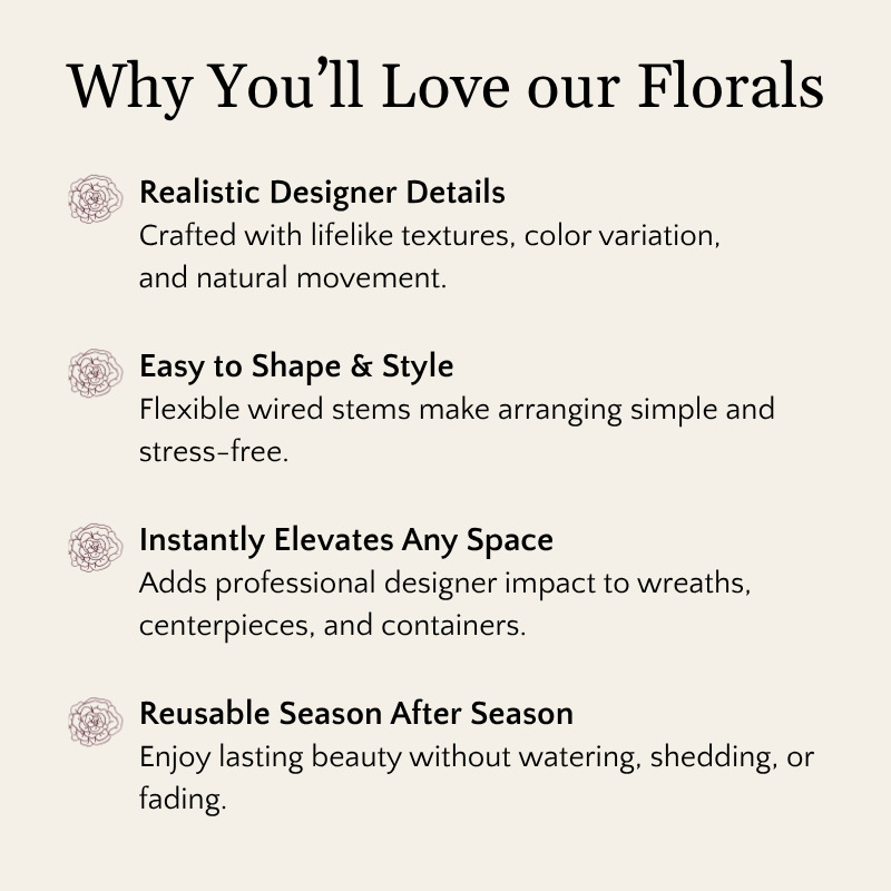 31" Artificial Fall Berry Spray | Dark Red or Yellow