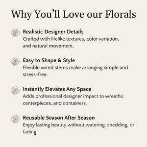 31" Artificial Fall Berry Spray | Dark Red or Yellow