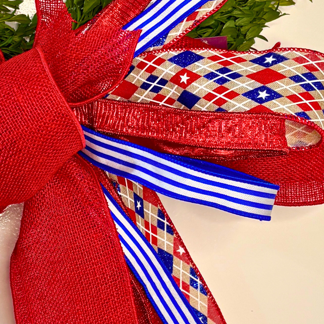 22" Summer Sparkler Handtied Designer Bow