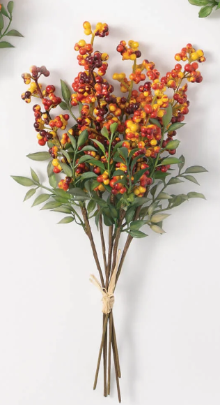 14 inch Red Yellow Berry Bundle