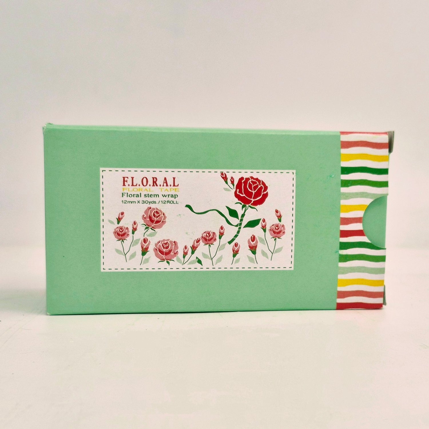 1/2" X 30 Yards Floral Tape, 12 Rolls/Pack