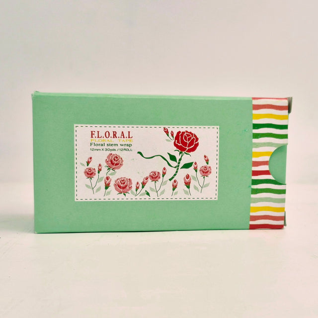 1/2" X 30 Yards Floral Tape, 12 Rolls/Pack