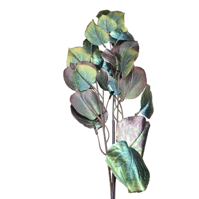 30" Eucalyptus Spray, Green/Yellow