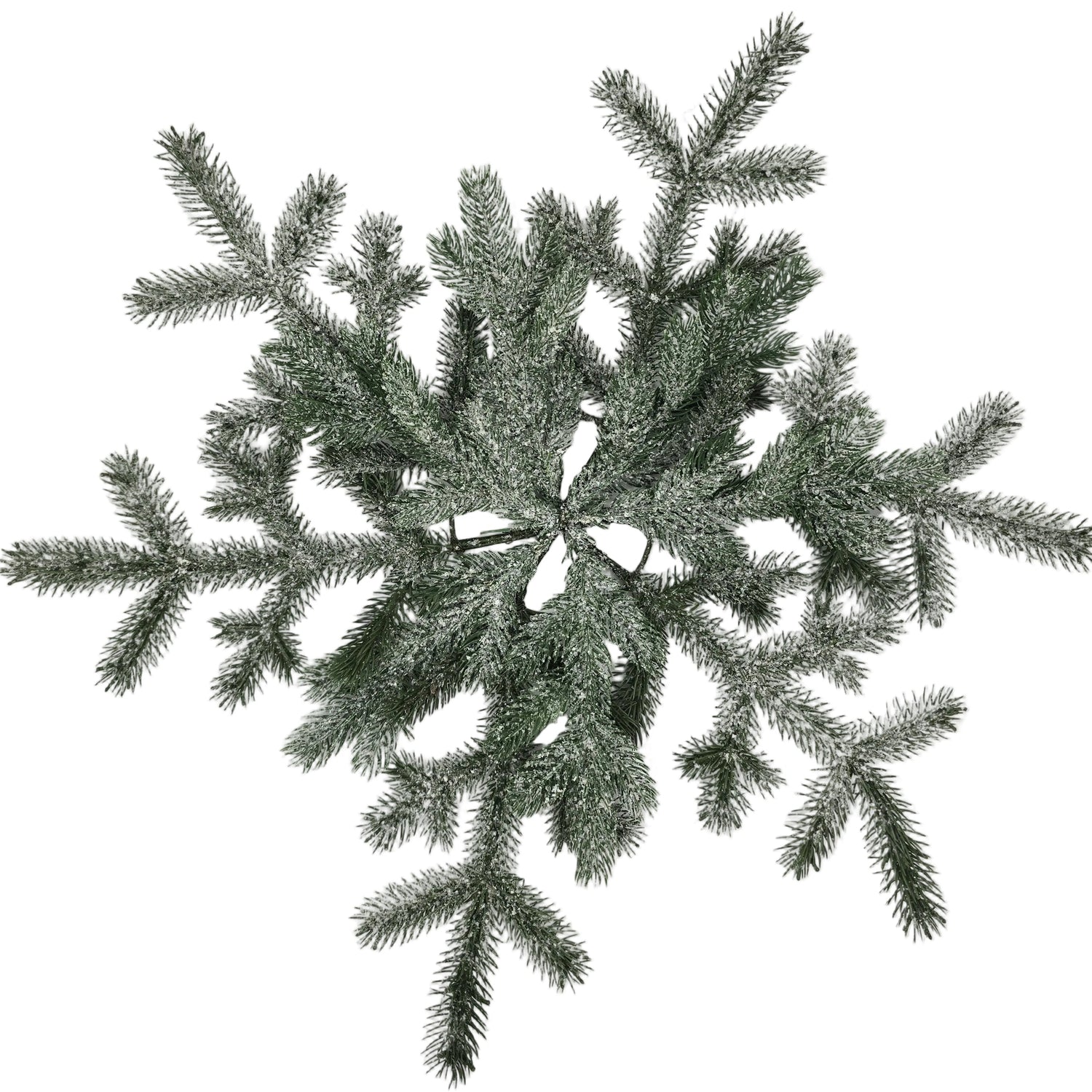 24" Frosted Pine Snowflake