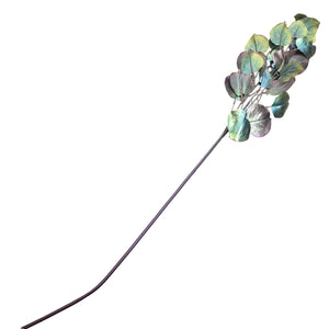 30" Eucalyptus Spray, Green/Yellow