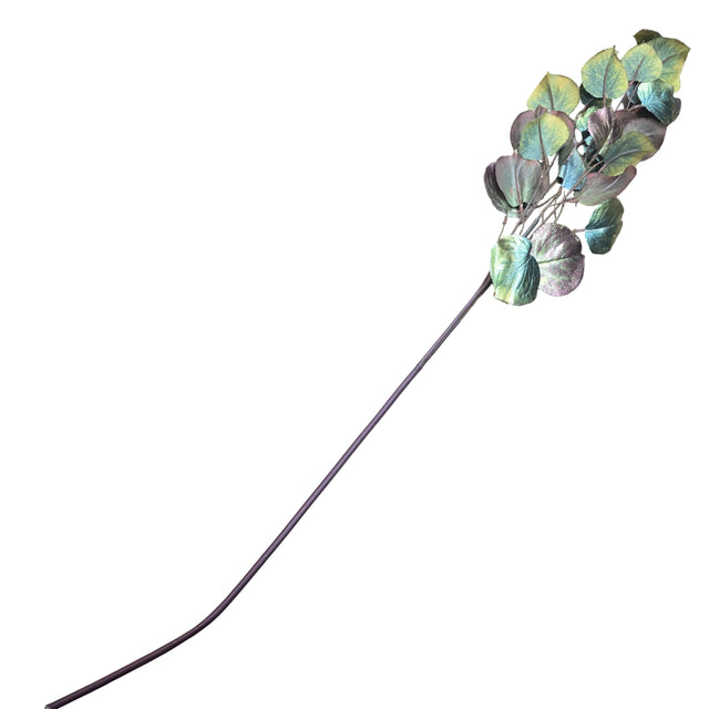 30" Eucalyptus Spray, Green/Yellow