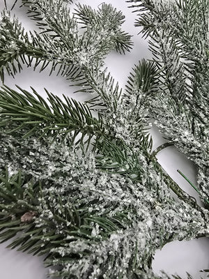 24" Frosted Pine Snowflake