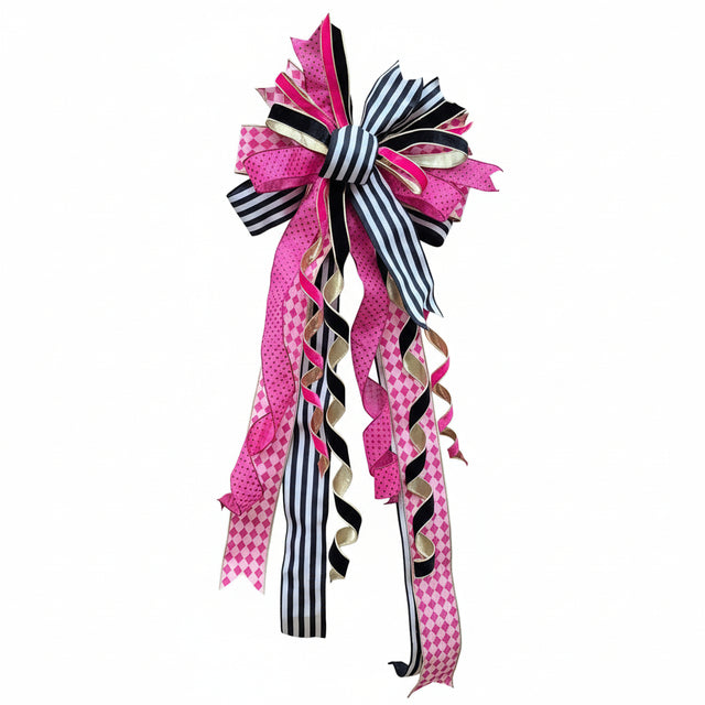 24” Strut The Season Tree Topper Designer Handtied Bow
