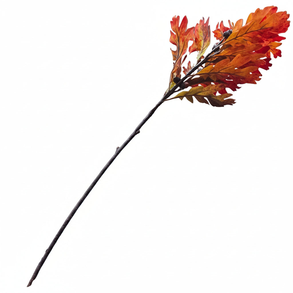 36" Oak Leaf & Acorn Spray