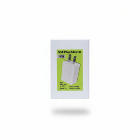 5-Volt White USB Plug-Adapter
