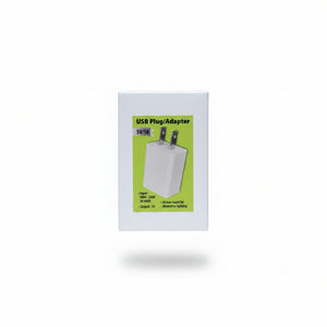 5-Volt White USB Plug-Adapter