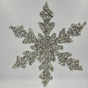 12" White | Platinum Sequin/Pearl Snowflake
