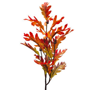 36" Oak Leaf & Acorn Spray