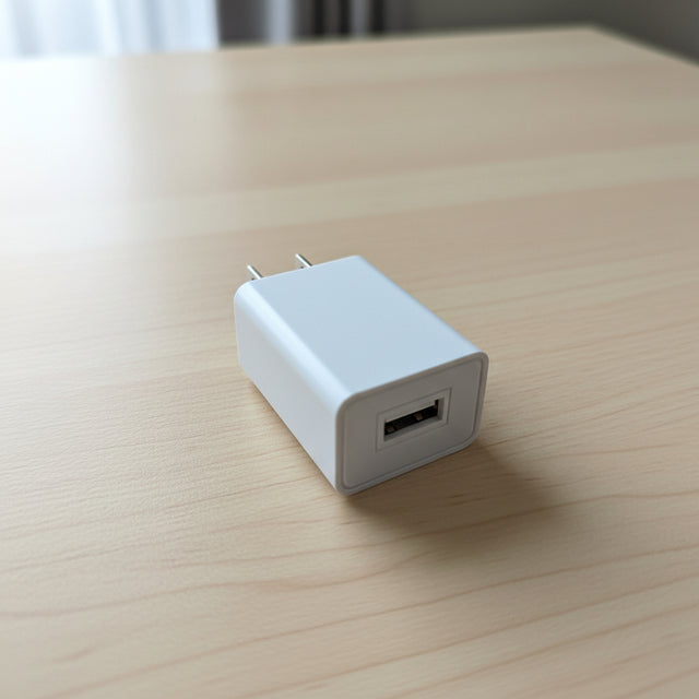 5-Volt White USB Plug-Adapter, additional view