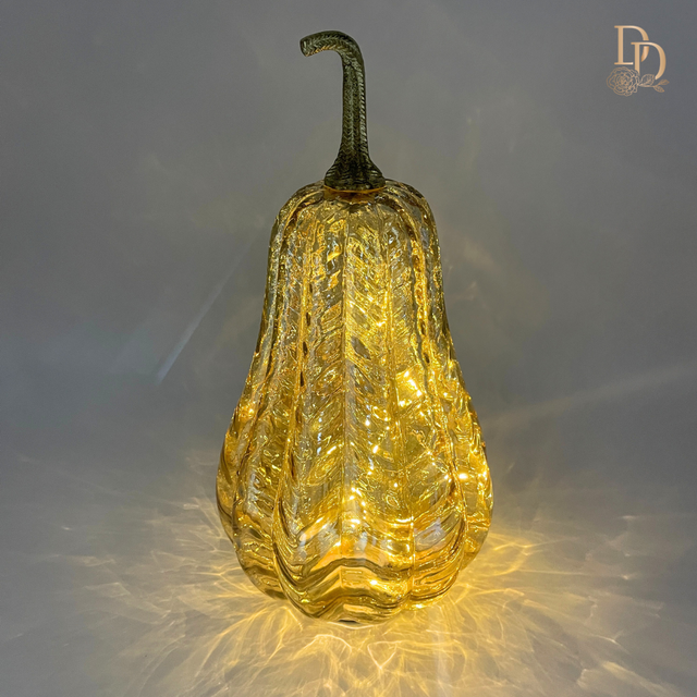 15" Champagne Glass Gourd LED