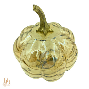 10" Champagne Glass Pumpkin LED