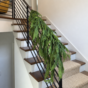 40" x 27" Real Touch Norfolk Pine Dripping Garland