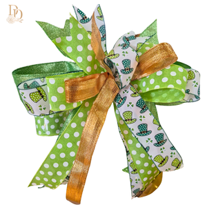 20" Lucky Charm St. Patrick’s Day Designer Handtied Bow
