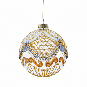 90–100MM / 3.54–3.94" Glass Clear Ornament | Ball or Finial