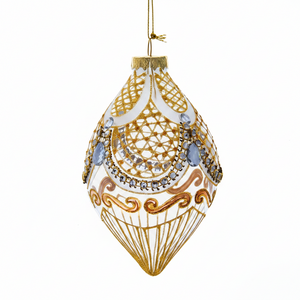 90–100MM / 3.54–3.94" Glass Clear Ornament | Ball or Finial