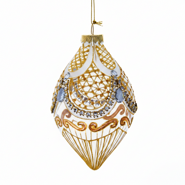 90–100MM / 3.54–3.94" Glass Clear Ornament | Ball or Finial