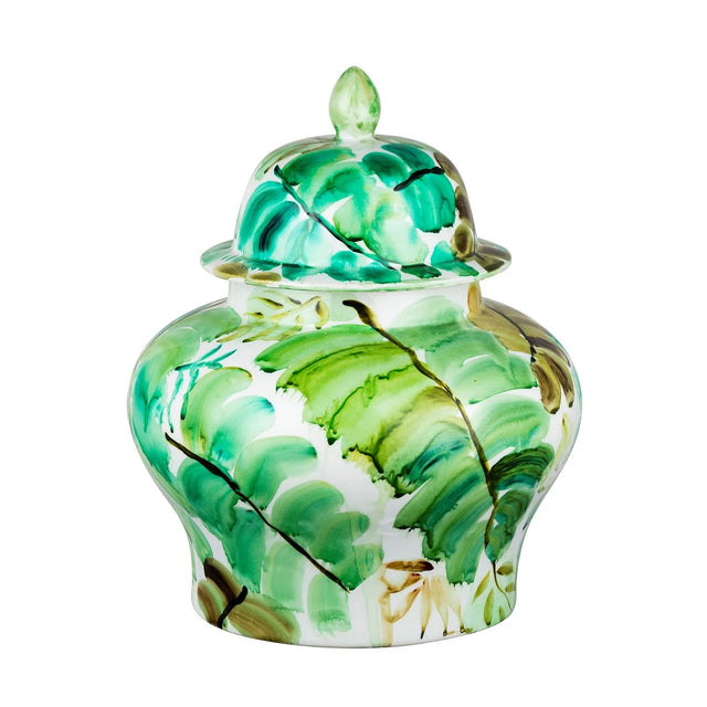 12" x 15" Tropical Summer Ginger Jar