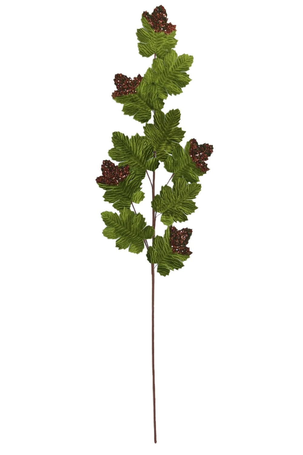 48" Velvet Ananthus Leaf Spray