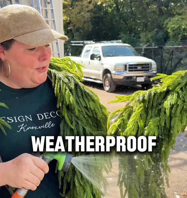 72" Deluxe Natural Touch Norfolk Pine Garland