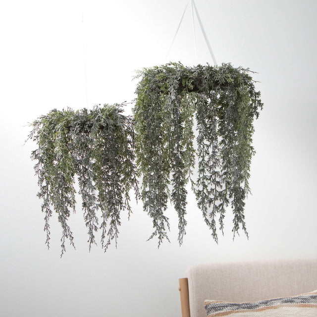 26" Draping Cypress Hanging Wreath