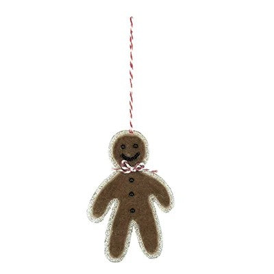 6.4" Gingerbread Man Ornament