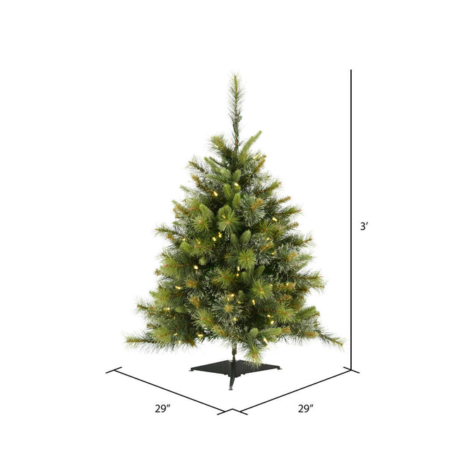Cashmere Artificial Pine Tree LED