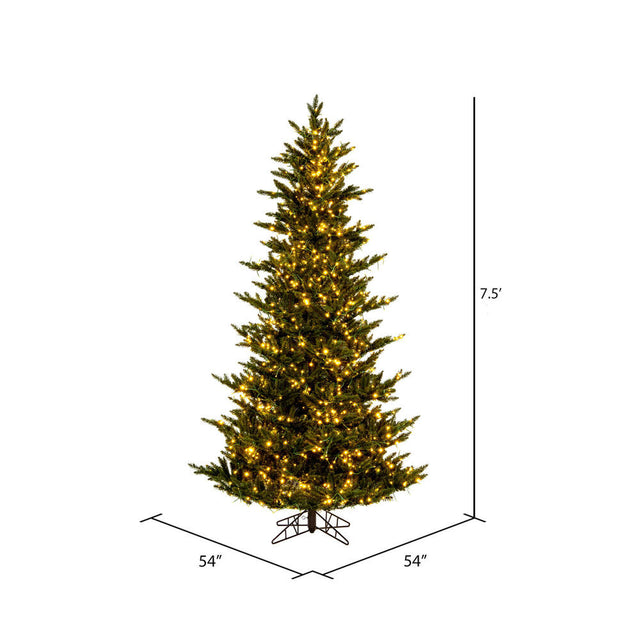 Natural Fraser Fir Artificial Christmas Tree 3mm LED