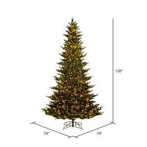 Natural Fraser Fir Artificial Christmas Tree 3mm LED
