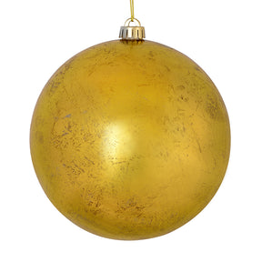 Brushed Ball Ornament, 6/Bag, Blue or Gold, additional view