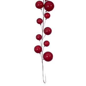 10' Pearl Branch Ball Garland